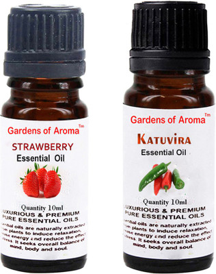 

Gardens Of Aroma Strawberry Essential Oil And Katuvira Essential Oil(20 ml)