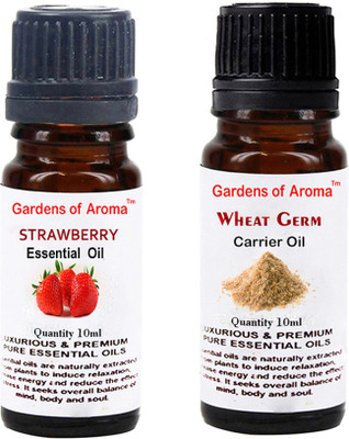 

Gardens Of Aroma Strawberry Essential Oil And Wheatgerm Carrier Oil(20 ml)