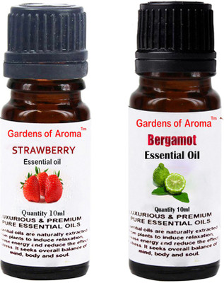 

Gardens Of Aroma Strawberry Essential Oil And Bergamot Essential Oil(20 ml)