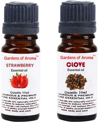 

Gardens Of Aroma Strawberry Essential Oil And Clove Essential Oil(20 ml)