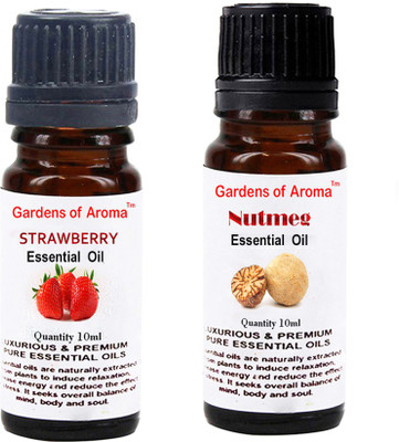 

Gardens Of Aroma Strawberry Essential Oil And Nutmeg Essential Oil(20 ml)