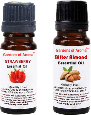 

Gardens Of Aroma Strawberry Essential Oil And Bitter Almond Essential Oil(20 ml)