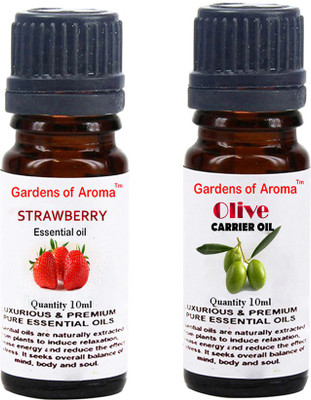 

Gardens Of Aroma Strawberry Essential Oil And Olive Carrier Oil(20 ml)