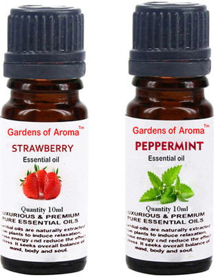 

Gardens Of Aroma Strawberry Essential Oil And Peppermint Essential Oil(20 ml)