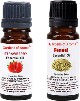 

Gardens Of Aroma Strawberry Essential Oil And Fennel Essential Oil(20 ml)