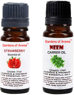 

Gardens Of Aroma Strawberry Essential Oil And Neem Carrier Oil(20 ml)