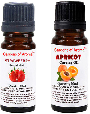 

Gardens Of Aroma Strawberry Essential Oil And Apricot Carrier Oil(20 ml)