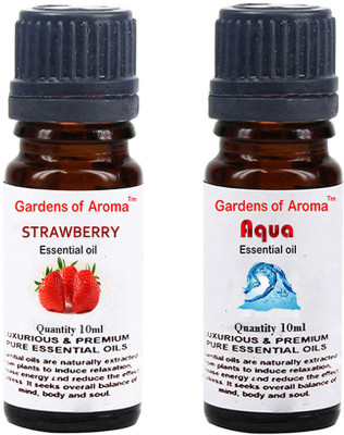 

Gardens Of Aroma Strawberry Essential Oil And Aqua Essential Oil(20 ml)