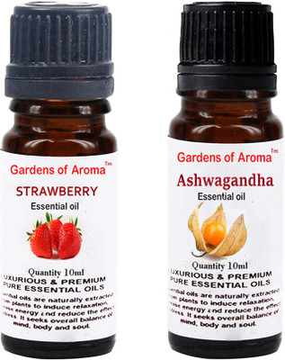 

Gardens Of Aroma Strawberry Essential Oil And Ashwagandha Essential Oil(20 ml)