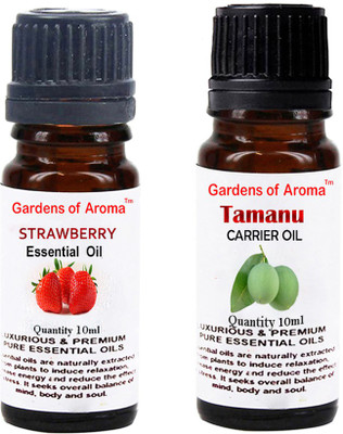 

Gardens Of Aroma Strawberry Essential Oil And Tamanu Carrier Oil(20 ml)