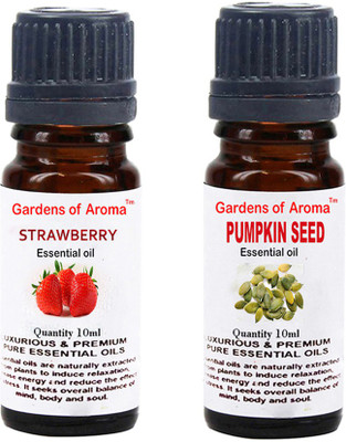 

Gardens Of Aroma Strawberry Essential Oil And Pumkinseed Essential Oil(20 ml)