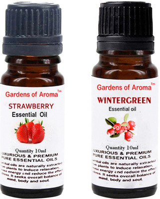 

Gardens Of Aroma Strawberry Essential Oil And Wintergreen Essential Oil(20 ml)