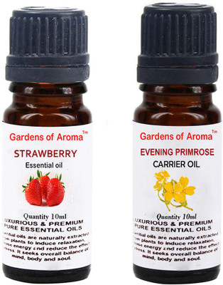 

Gardens Of Aroma Strawberry Essential Oil And Evening primrose Carrier Oil(20 ml)