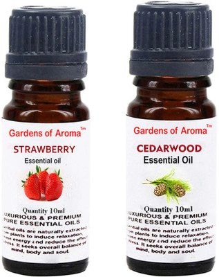 

Gardens Of Aroma Strawberry Essential Oil And Cedarwood Essential Oil(20 ml)