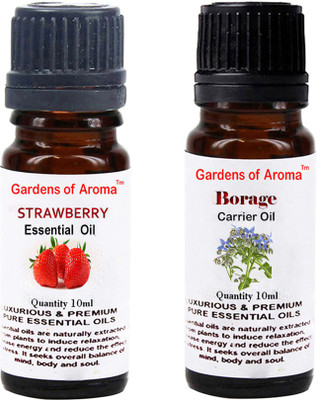 

Gardens Of Aroma Strawberry Essential Oil And Borage Carrier Oil(20 ml)