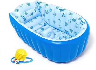 

Cho Cho Inflatable Bath Tub for Unisex Babies - BPA FREE(Blue)