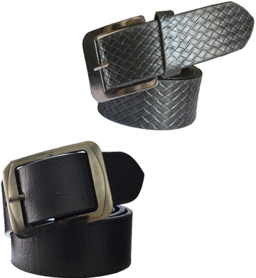 

Sun Shopping Men Formal Black Synthetic Belt