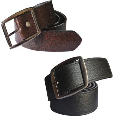 

Sun Shopping Men Formal Multicolor Synthetic Belt, Black:brown