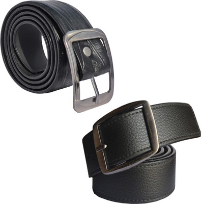 

Sun Shopping Men Formal Black Synthetic Belt
