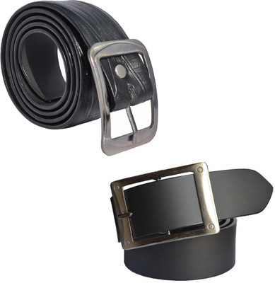 

Sun Shopping Men Formal Black Synthetic Belt