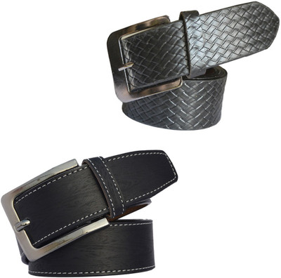 

Sun Shopping Men Formal Black Synthetic Belt