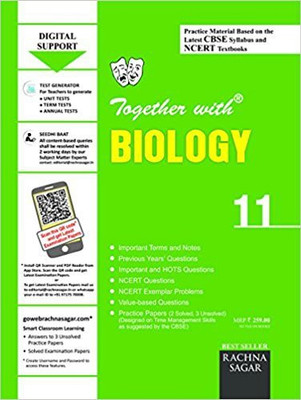 Together with CBSE/NCERT Practice Material Chapterwise for Class 11 Biology for 2019 Examination(English, Paperback, S. Venugopal)