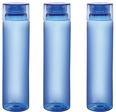 Komta Plastic wear unbrakable H2o Water bottle 3000 ml Bottle(Pack of 3, Blue, Plastic)
