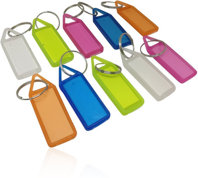 

NPRC Attractive Design Yourself Tag Plastic Locking Key Chain(Multicolor)