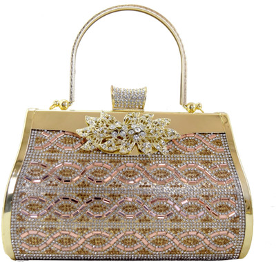 

Chouhan Stylish Party Gold Clutch