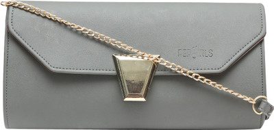 

Pepgirls Party Grey Clutch