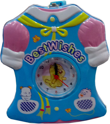 

Shoppernation Fancy Dress Design Kids Piggy Kiddy Coin Bank With Clock(Random Color) Coin Bank(Multicolor)