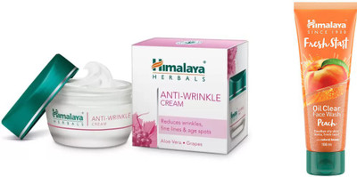 

Himalaya anti wrinkle cream, Fresh Start Oil Clear peach Face Wash(Set of 2)