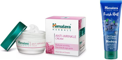 

Himalaya anti wrinkle cream, Fresh Start Oil Clear Blueberry Face Wash(Set of 2)