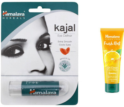 

Himalaya Fresh Start Oil Clear lemon Face Wash, kajal(Set of 2)