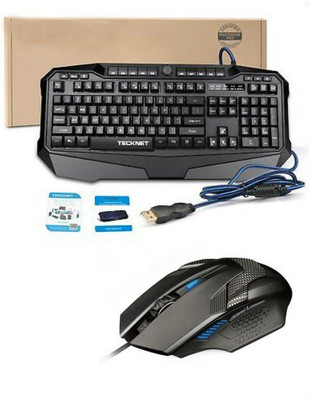 

Shrih USB Illuminated Keyboard & Mouse Combo (Black) Combo Set