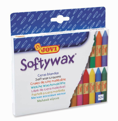 

JOVI Soft Wax Crayon Case With 24 Assorted Colours(Set of 24, Multicolor)