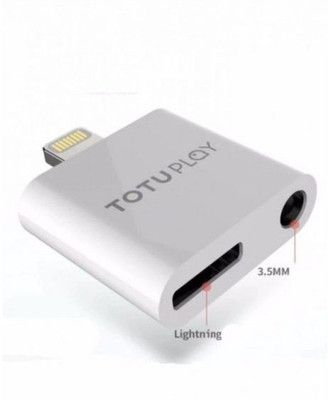 

DMK Totu play 2 in 1 Multi functional OTG cable(White)