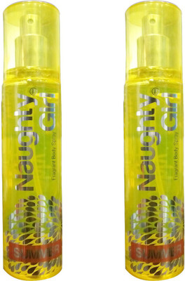 

Naughty Girl Summer Deodorant Pack of 2 Deodorant Spray - For Women(135 ml, Pack of 2)