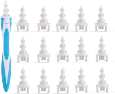 DALUCI Disposable Ear Wax Cleaner System with 16 Replacement Heads Electric Ear Cleaner