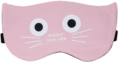 

Tootpado Eye Mask For Sleeping With Gel, Cat - Light Pink (6LNT253) - Blind Fold For Travel or Daily Use(50 g)