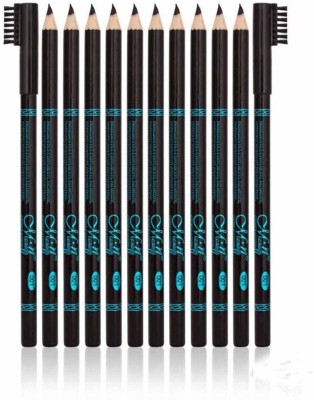 MN Eye Brow Pencil Pack of 12 (Black)(Black)