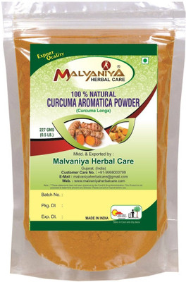 

Malvaniya Herbal Care 100% Natural Turmeric Rhizome (CURCUMA AROMATICA) Powder (227Grams)(227)