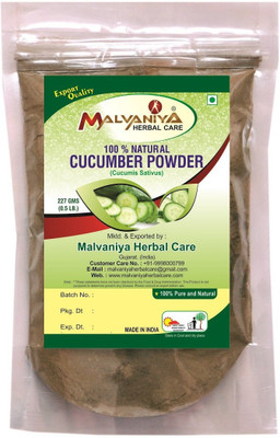 

Malvaniya Herbal Care 100% Natural Cucumber (CUCUMIS SATIVUS) Powder (227Grams)(227 g)