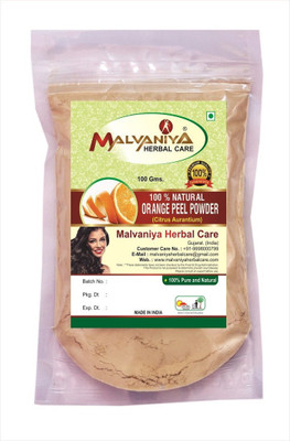 

Malvaniya Herbal Care 100% Natural Orange Peel (Citrus Aurantium) Powder (100Grams)(100 g)