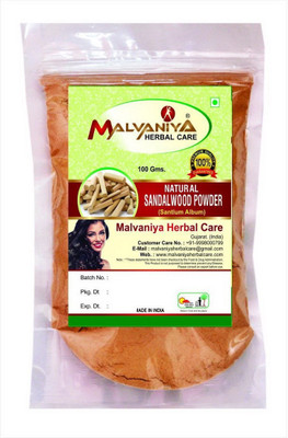 

Malvaniya Herbal Care Natural Sandalwood (Santlum Album) Powder (100Grams)(100 g)