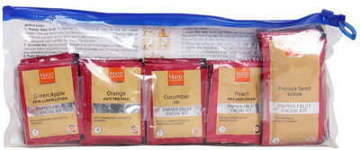 

VLCC NATURAL SCIENCES PAPAYA FRUIT FACIAL KIT, 250g ( set of 5) 250 g(Set of 5)
