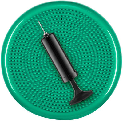 

Iris Inflated Stability Green Balance Mat with Hand Pump Fitness Balance Board