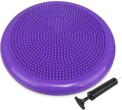 

Iris Inflated Stability Purple Balance Mat with Hand Pump Fitness Balance Board