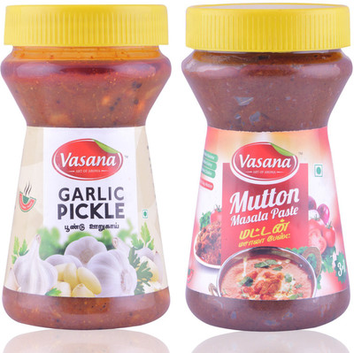 

Vasana Garlic pickle and Mutton Masala Paste Combo Combo(300-300)