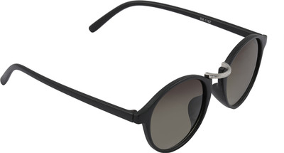 

Vast Double Shaded Retro Round Unisex (Retro_Round_Black_Silver_Green) Sports Goggles(Black, Green)